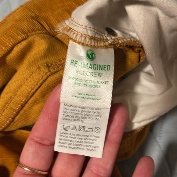 NWT J. Crew Factory 9” High Rise Skinny Corduroy Pant with Button Fly 28 - Picture 9 of 11